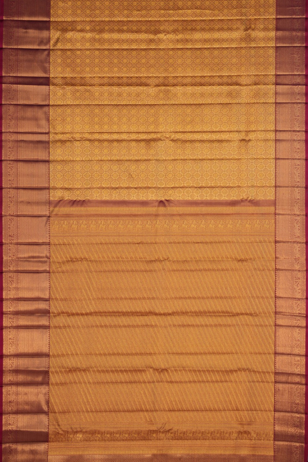 Image of Kanchipattu Gold Tissue Brocade Saree